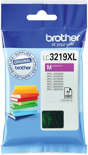 Brother inktcartridge, 1.500 pagina's, OEM LC-3219XLM, magenta 1 Stuk