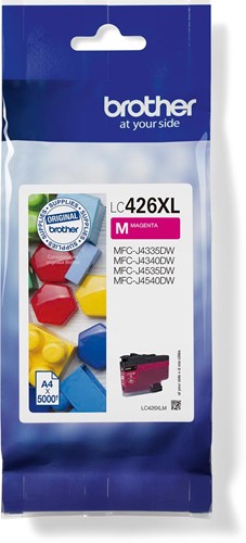 Brother cartouche d'encre, 5.000 pages, OEM LC-426XLM, magenta