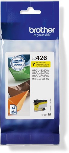 Brother cartouche d'encre, 1.500 pages, OEM LC-426Y, jaune
