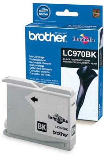 Brother inktcartridge, 350 pagina's, OEM LC-970BK, zwart 1 Stuk