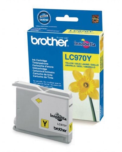 Brother inktcartridge, 300 pagina's, OEM LC-970Y, geel 1 Stuk