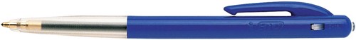 Bic stylo bille M10 Clic, pointe moyenne, 0,4 mm, bleu