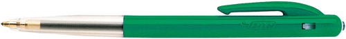 Bic stylo bille M10 Clic, pointe moyenne, 0,4 mm, vert