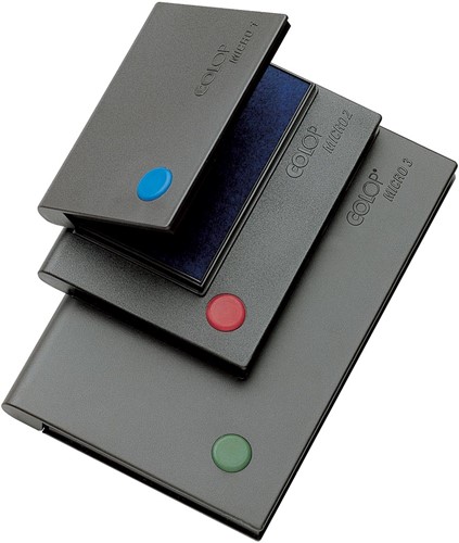Colop stempelkussen Micro 1, ft 5 x 9 cm, blauw 1 Stuk-2