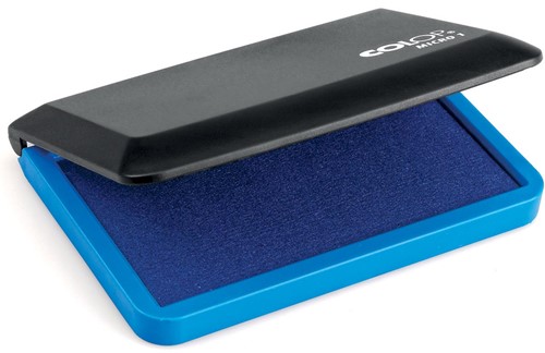 Colop tampon encreur Micro ft 5 x 9 cm, bleu 1 Stuk