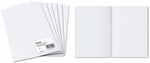 Aurora papier ministre, quadrillé, A4, paquet de  240 feuuilles (doubles pliées)