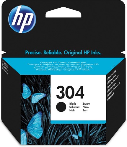 HP cartouche d'encre 304, 120 pages, OEM N9K06AE, noir 1 Stuk