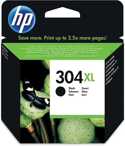 HP cartouche d'encre 304XL, 300 pages, OEM N9K08AE, noir 1 Stuk