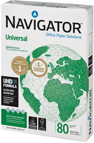 Navigator Universal printpapier ft A4, 80 g, pak van 500 vel