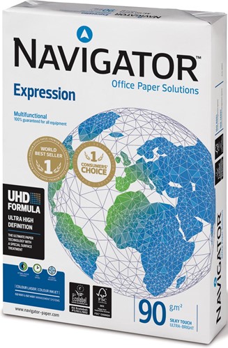 Navigator Expression papier de présentation ft A3, 90 g, paquet de 500 feuilles 500 Vel