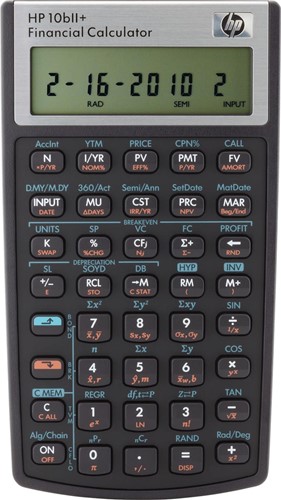 HP financiële rekenmachine 10BII+ 1 Stuk