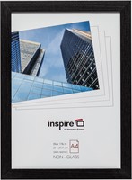 Hampton Oxford cadre de photo, en 2 cm MDF, noir, A4