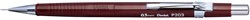 Pentel portemine pour mines de 0,3 mm, corps marron 1 Stuk