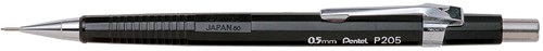 Pentel portemine pour mines de 0,5 mm, corps noir 1 Stuk