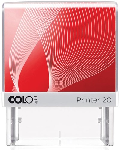 Colop cachet avec système voucher Printer Printer 20, 4 lignes max., ft 38 x 14 mm