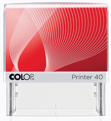 Colop cachet avec système voucher Printer Printer 40, 6 lignes max., ft 59 x 23 mm