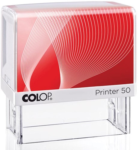 Colop cachet avec système voucher Printer Printer 50, 7 lignes max., ft 69 x 30 mm