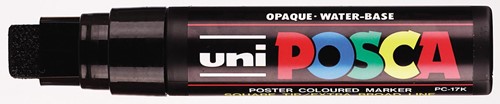 Uni POSCA marqueur peinture PC-17K, 8 mm, noir