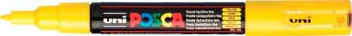 Uni POSCA marqueur peinture PC-1MC, 0,7 - 1 mm, jaune