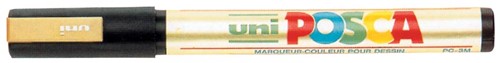 Uni POSCA marqueur peinture PC-3M, 1,5 mm, or