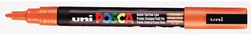 Uni POSCA paintmarker PC-3M, 1,5 mm, donkeroranje