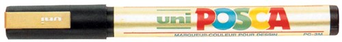 Uni POSCA paintmarker PC-5M, 1,8 - 2,5 mm, goud 1 Stuk