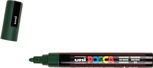 Uni POSCA paintmarker PC-5M, 1,8 - 2,5 mm, Engels groen-2