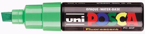 Uni POSCA paintmarker PC-8K, 8 mm, fluo groen