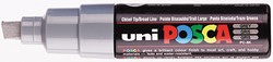 Uni POSCA marqueur peinture PC-8K, 8 mm, gris