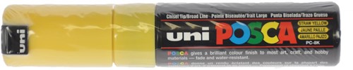 Uni POSCA marqueur peinture PC-8K, 8 mm, jaune paille