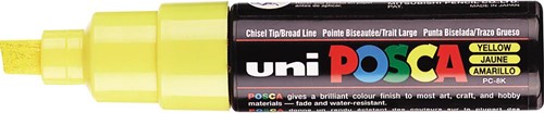 Uni POSCA paintmarker PC-8K, 8 mm, geel