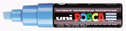 Uni POSCA marqueur peinture PC-8K, 8 mm, bleu clair