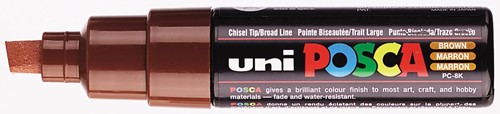 Uni POSCA marqueur peinture PC-8K, 8 mm, brun