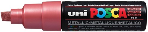Uni POSCA paintmarker PC-8K, 8 mm, rood metaal