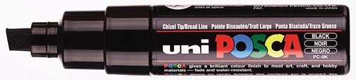 Uni POSCA marqueur peinture PC-8K, 8 mm, noir