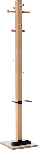 Paperflow Portemanteau Easycloth model B, en bois, noir