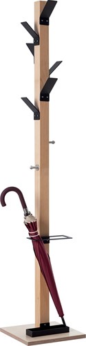 Paperflow Portemanteau Easycloth model A, en bois, noir