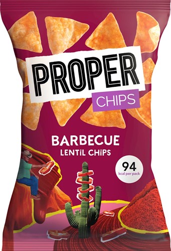 Proper chips aux lentilles Barbecue, sachet de 20 g