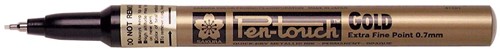 Sakura marqueur inture Pen-Touch pointe de 0,7 mm, or