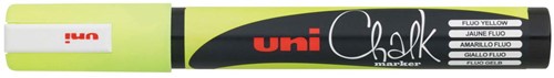 Uni-ball marqueur craie, pointe ronde de 1,8  à 2,5 mm, jaune fluo 1 Stuk
