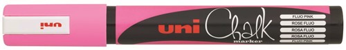 Uni-ball Marqueur craie rose fluo, pointe ronde de 1,8 - 2,5 mm