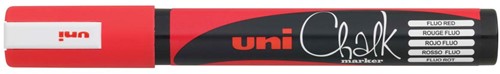 Uni-ball Marqueur craie rouge, pointe ronde de 1,8 - 2,5 mm.