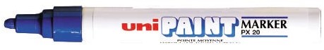 Uni marqueur peinture PX-20 bleu