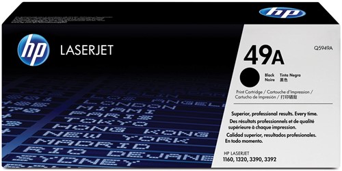 HP toner 49A, 2 500 pagina's, OEM Q5949A, zwart 1 Stuk