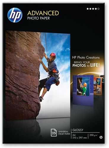 HP Advanced fotopapier ft A3, 250 g, pak van 20 vel, glanzend