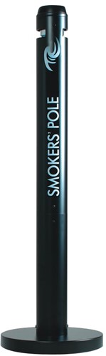 Rubbermaid cendrier Smokers' Pole, ft 10,2 x 107,9 cm, noir 1 Stuk