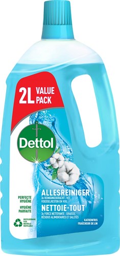 Dettol multi-usages, coton frais, bouteille de 2 l