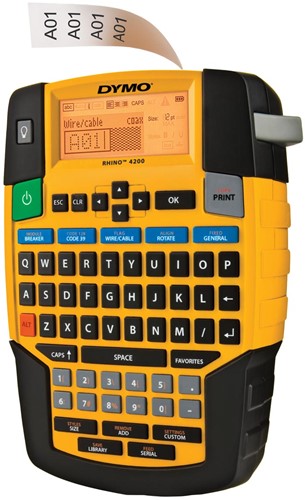 Dymo système de lettrage Rhino 4200, qwerty 1 Stuk