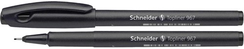 Schneider Fineliner Topliner 967 zwart 1 Stuk