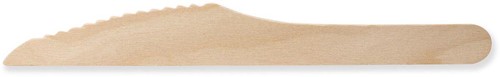 Mes uit hout, gecoat, 165 mm, pak van 100 stuks